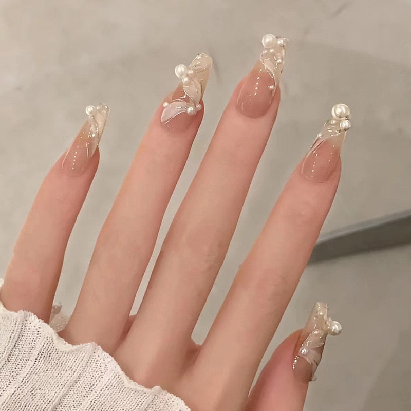  Clear Sparkly Press On Nails -  - DYAVOR® 