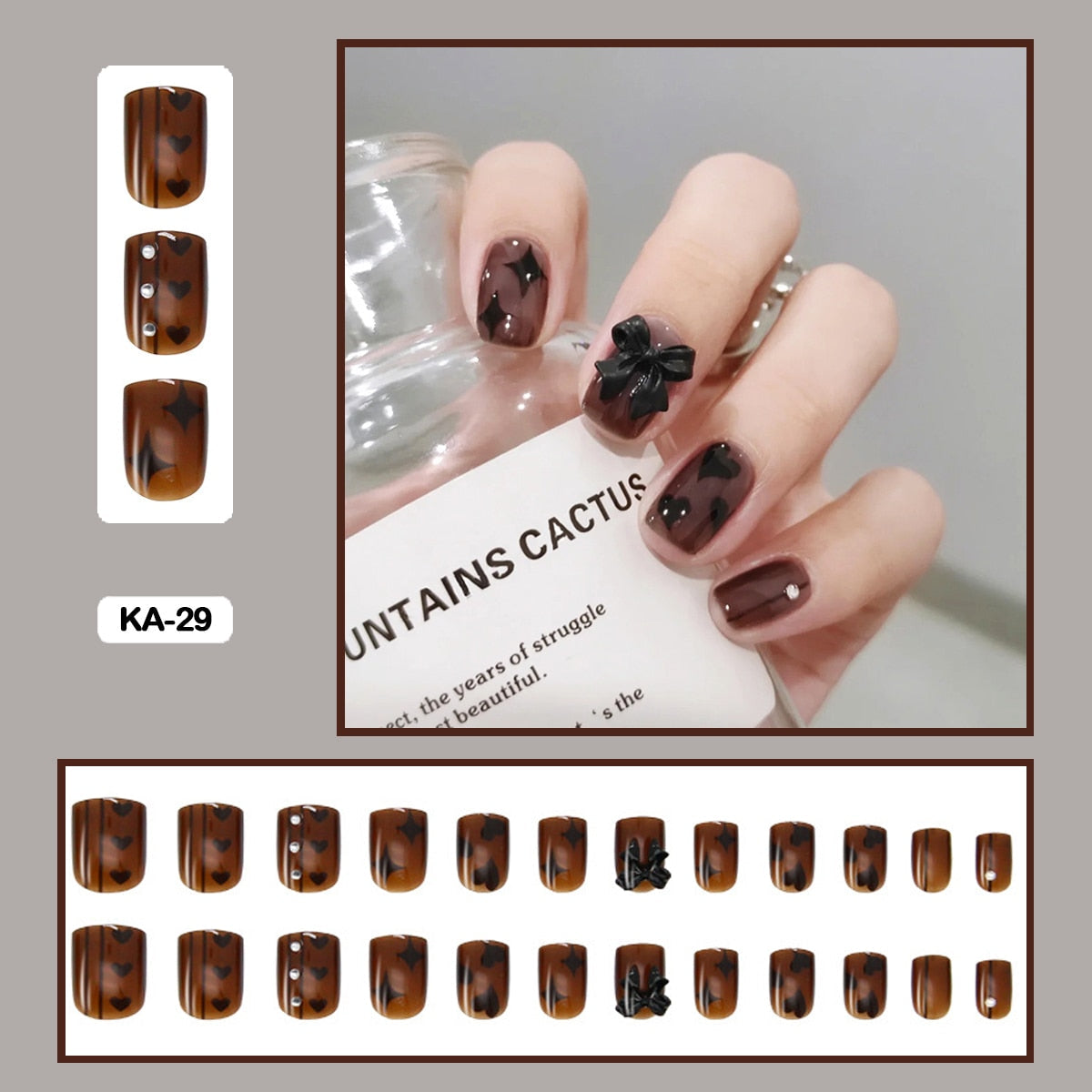  Coquette Press On Nails -  - DYAVOR® 