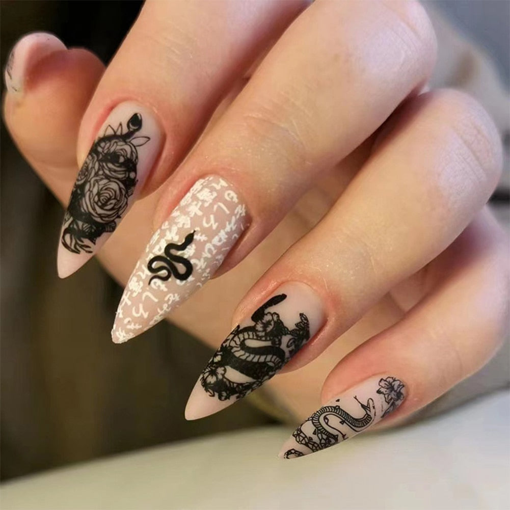 Gothic Press On Nails