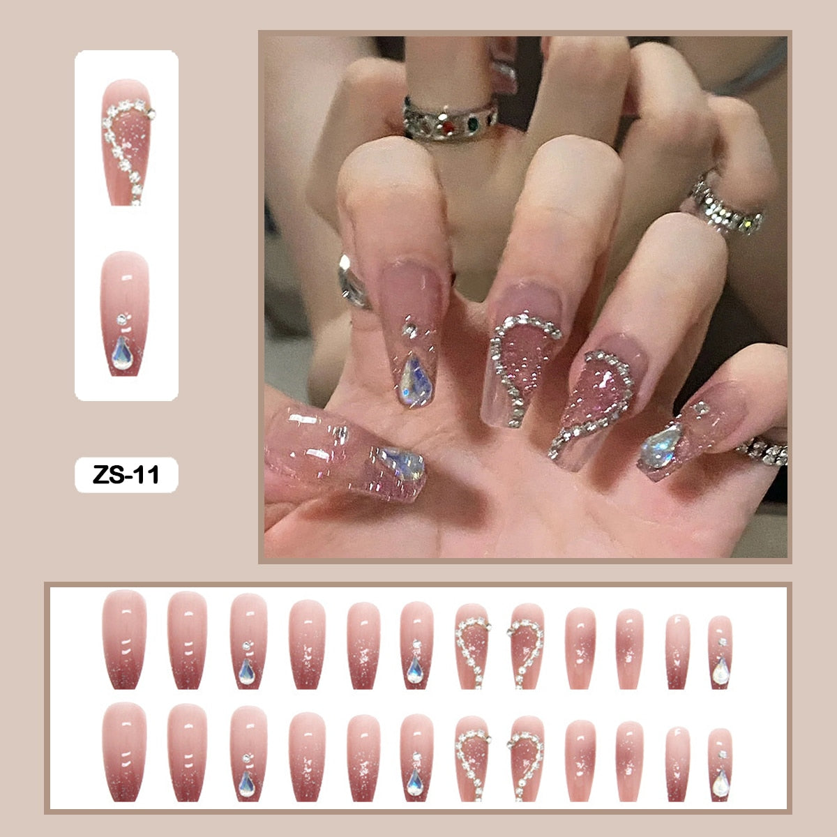  Coquette Press On Nails -  - DYAVOR® 