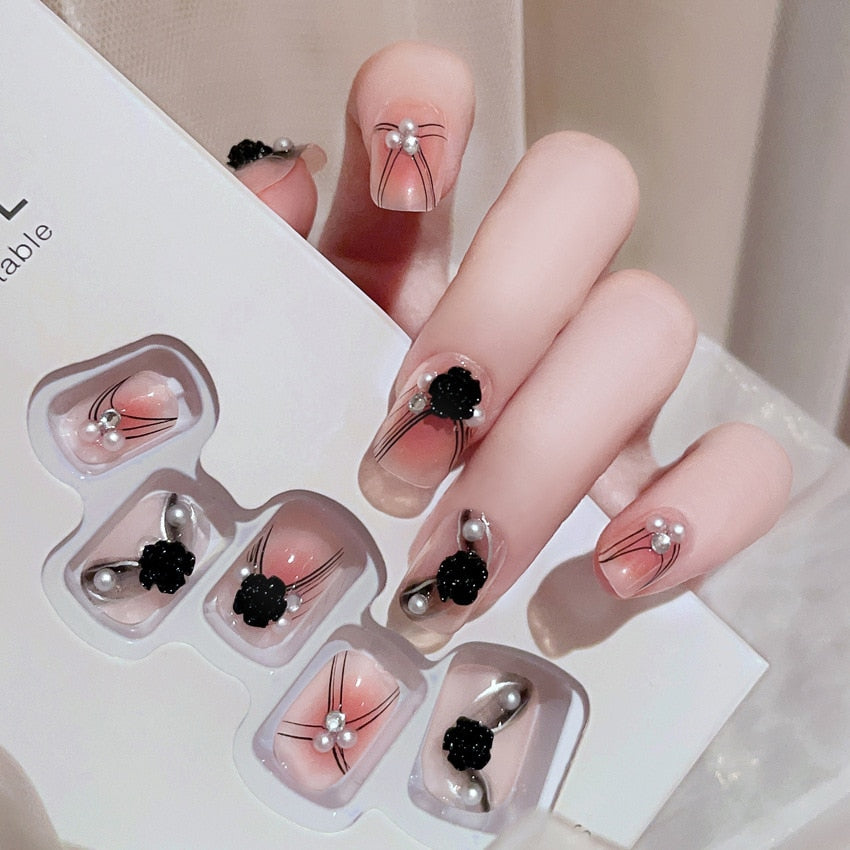 Clear Sparkly Press On Nails -  - DYAVOR® 