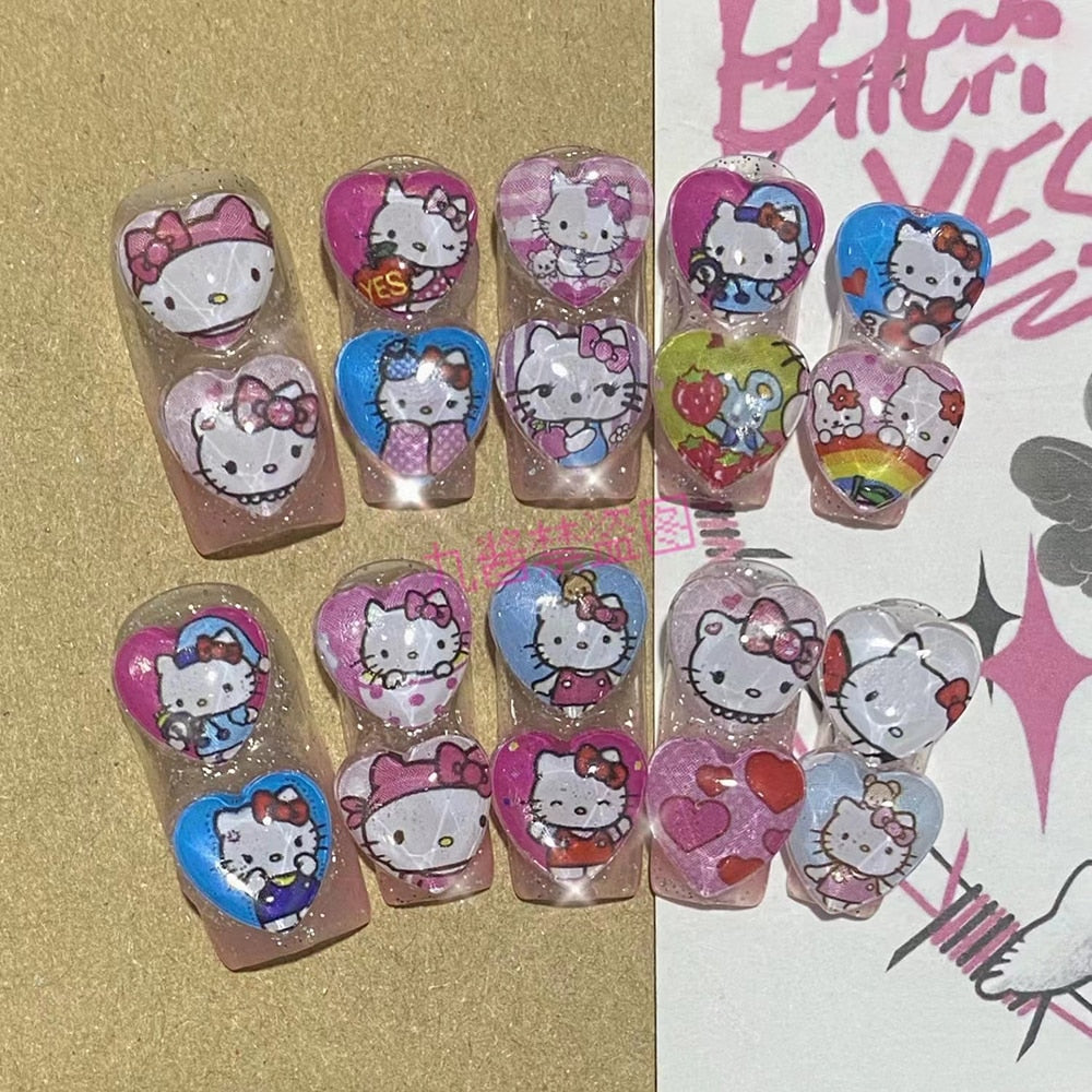  Hello Kitty Press On Nails -  - DYAVOR® 