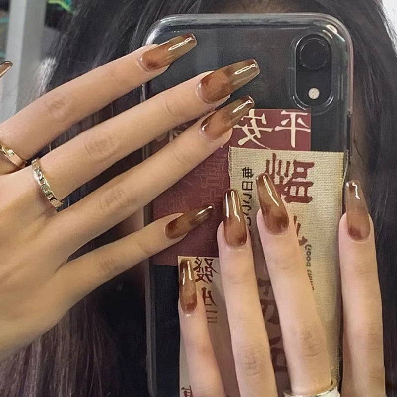  Coquette Gradient Press On Nails -  - DYAVOR® 