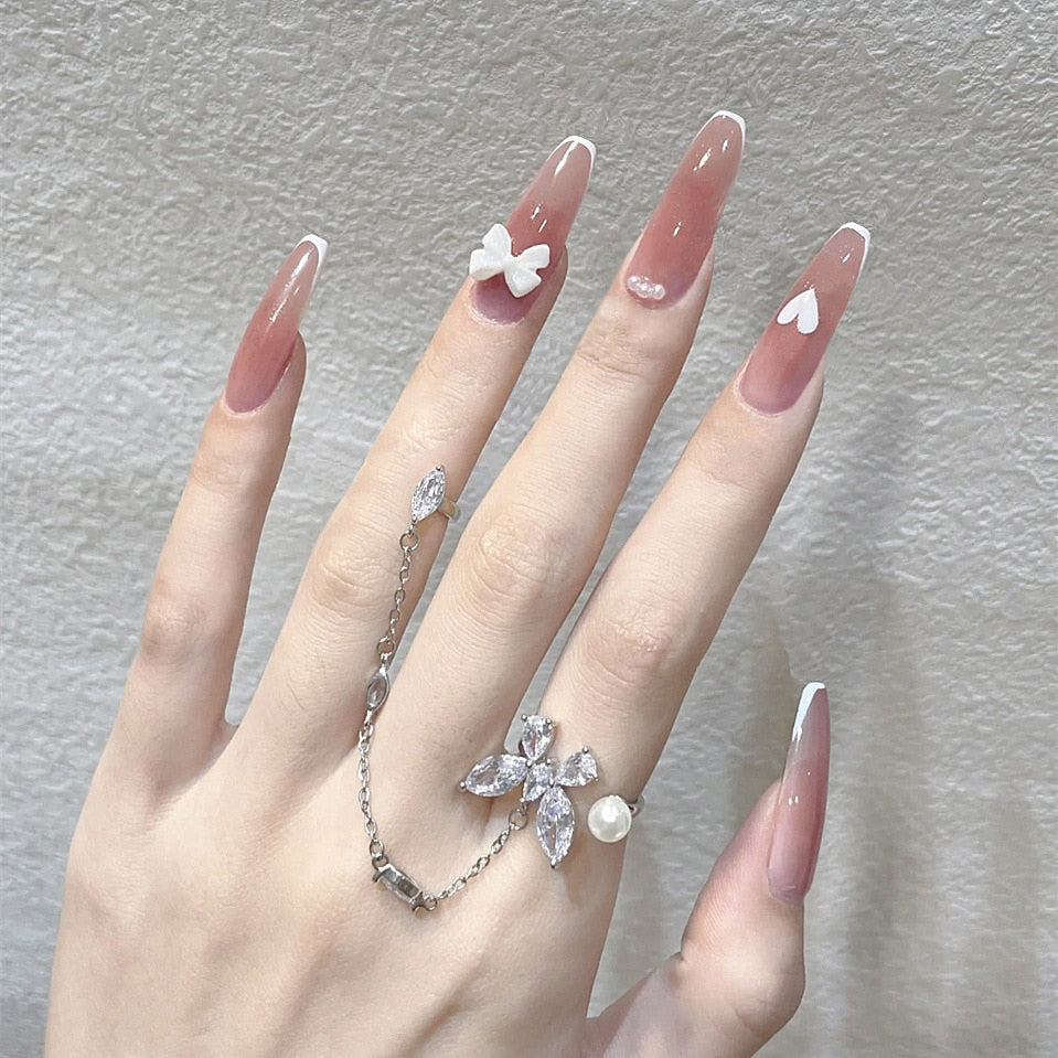  Coquette Gradient Press On Nails -  - DYAVOR® 