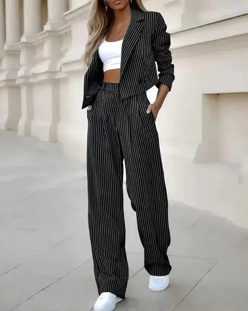  Stylish Women's Blazer with Matching Pants - 05/112024 1 - DYAVOR® 