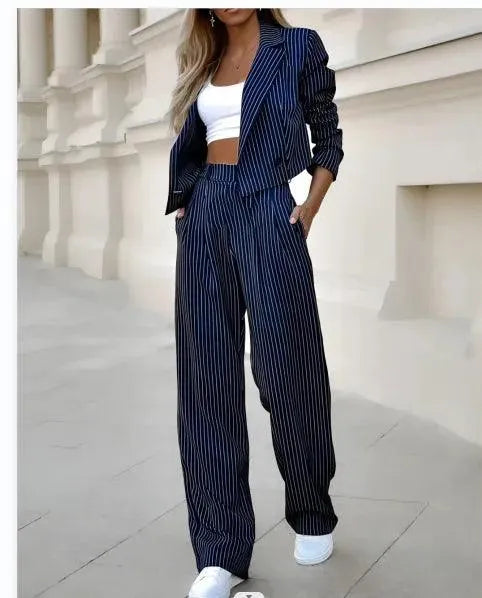  Stylish Women's Blazer with Matching Pants - 05/112024 1 - DYAVOR® 