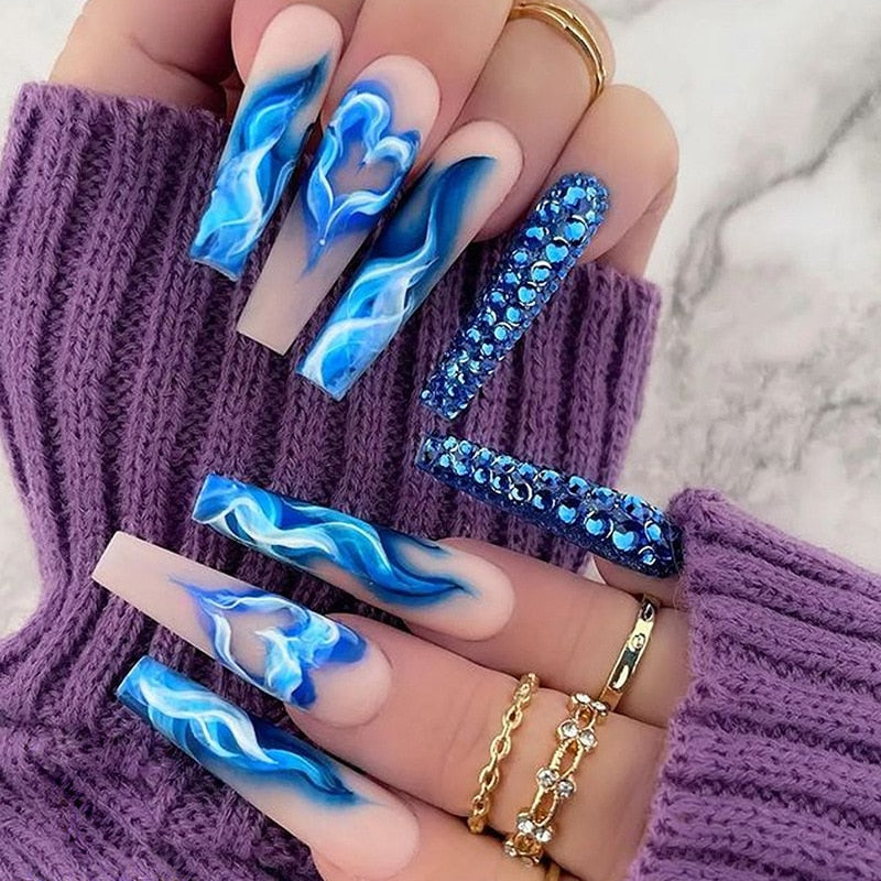  Baddie Press On Nails -  - DYAVOR® 