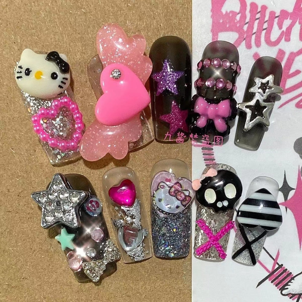  Hello Kitty Press On Nails -  - DYAVOR® 