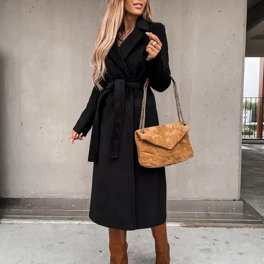  Taura - wool blend trench coat for women -  - DYAVOR® 