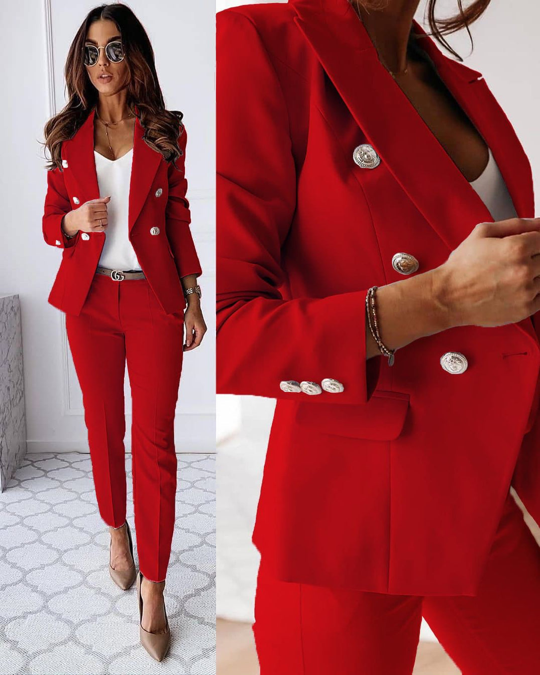 Celia - Elegant Set with Jacket and Pants for Women