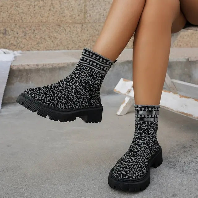 Tatiana - chunky ankle boots for women