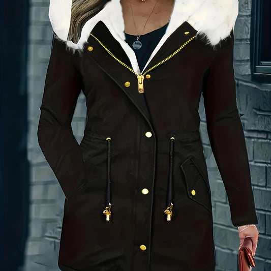  Lotte | Casual jacket with hood and faux fur - 07/112024 1 - DYAVOR® 