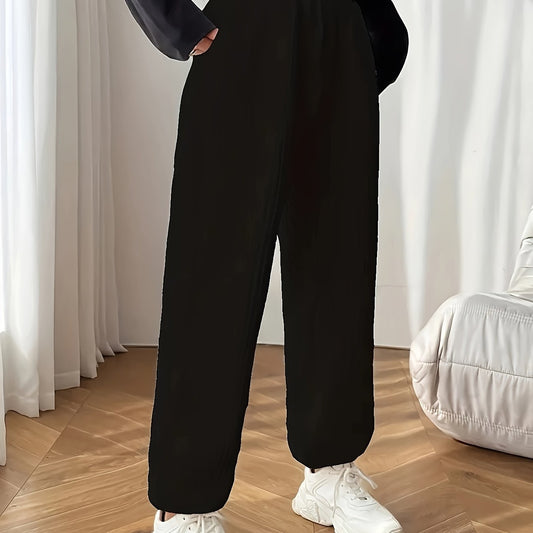  Emma | Casual waffle-knit women's sweatpants - 07/112024 1 - DYAVOR® 