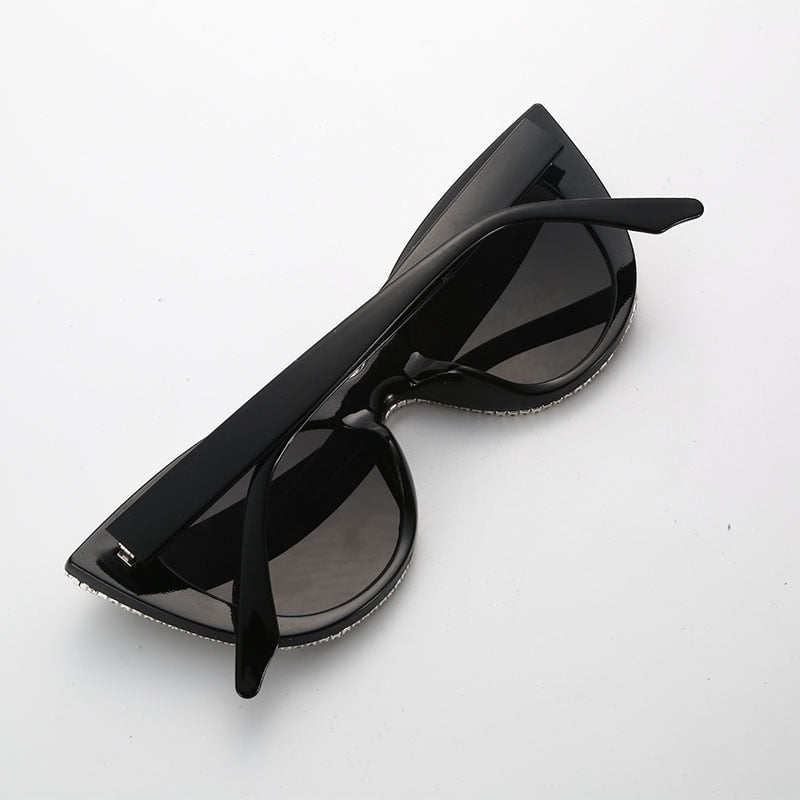  Women's Luxury Diamond Bling Shades Oculos Cat Eye Sunglasses - Women Sunglasses - DYAVOR® 