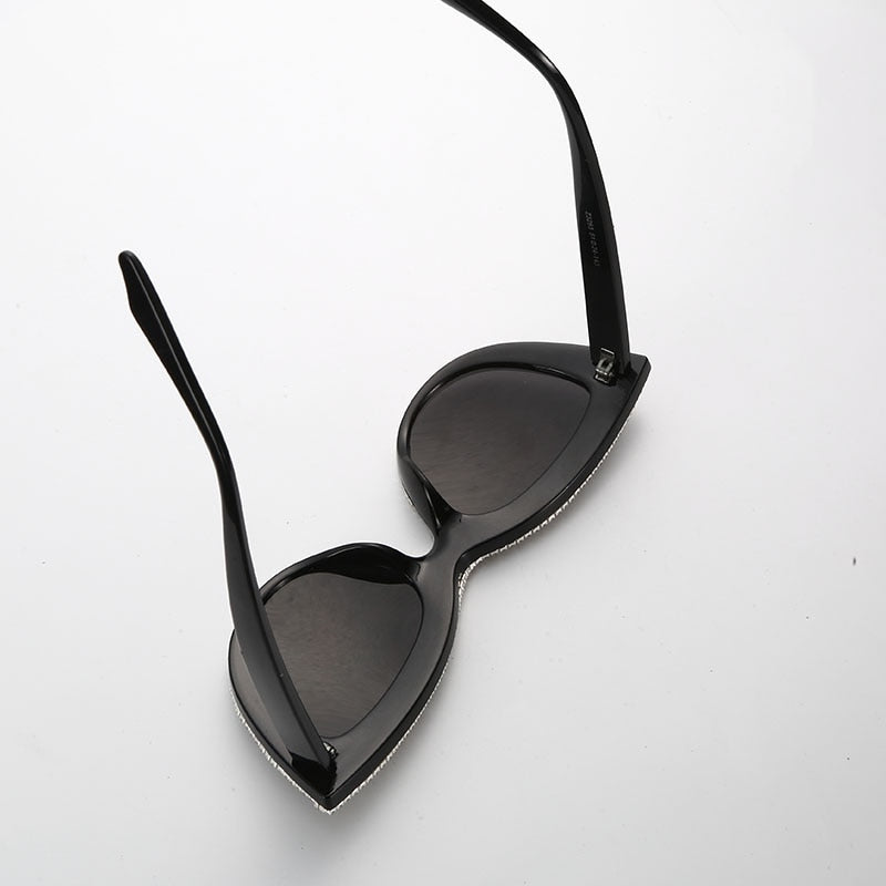  Women's Luxury Diamond Bling Shades Oculos Cat Eye Sunglasses - Women Sunglasses - DYAVOR® 