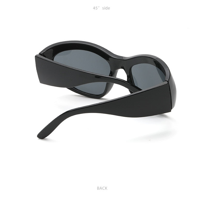  Women's Luxury Sport Punk Style Wrap-Around UV400 Eyewear Sunglasses - Women Sunglasses - DYAVOR® 
