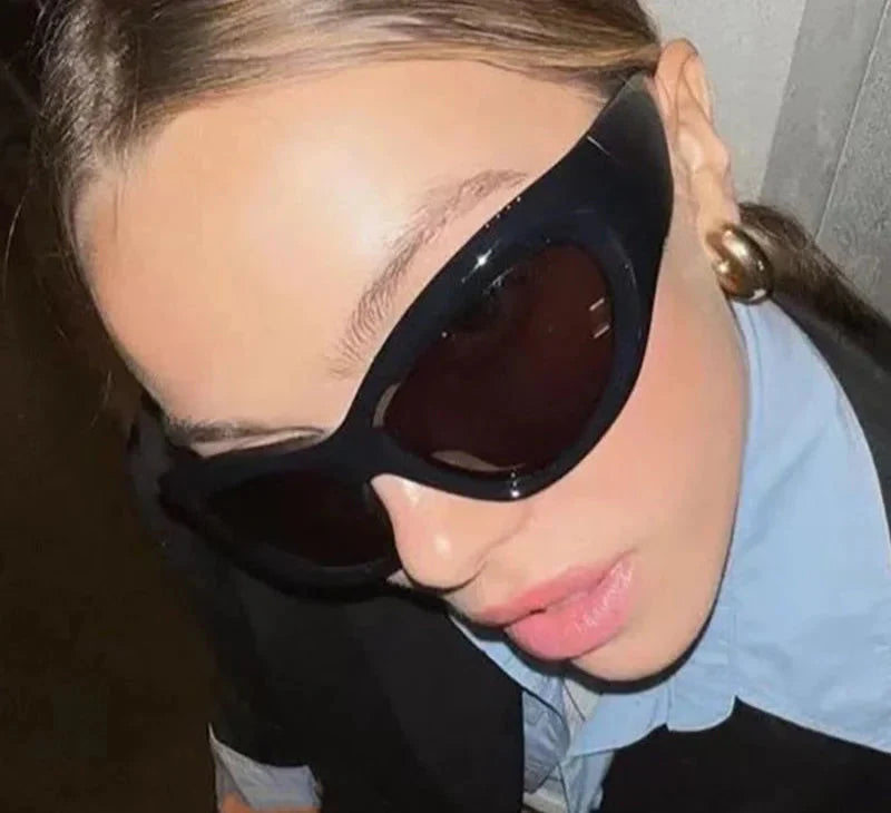  Women's Luxury Sport Punk Style Wrap-Around UV400 Eyewear Sunglasses - Women Sunglasses - DYAVOR® 