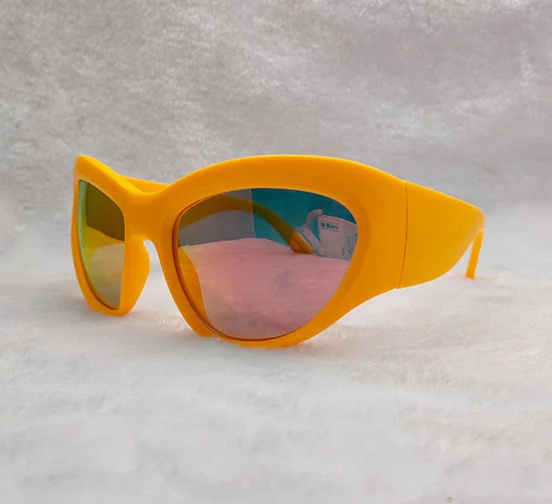 Women's Luxury Sport Punk Style Wrap-Around UV400 Eyewear Sunglasses - Women Sunglasses - DYAVOR® 