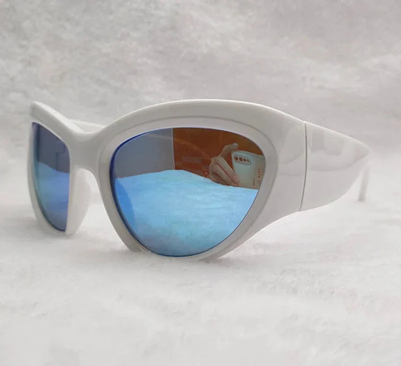  Women's Luxury Sport Punk Style Wrap-Around UV400 Eyewear Sunglasses - Women Sunglasses - DYAVOR® 