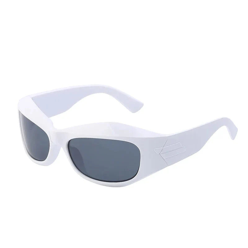  Unisex Cyberpunk Sports Luxury Gold Sliver UV400 Square Sunglasses Eyewear - Unisex Sunglasses - DYAVOR® 