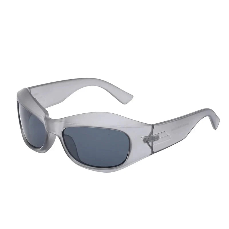  Unisex Cyberpunk Sports Luxury Gold Sliver UV400 Square Sunglasses Eyewear - Unisex Sunglasses - DYAVOR® 