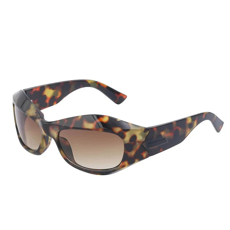  Unisex Cyberpunk Sports Luxury Gold Sliver UV400 Square Sunglasses Eyewear - Unisex Sunglasses - DYAVOR® 