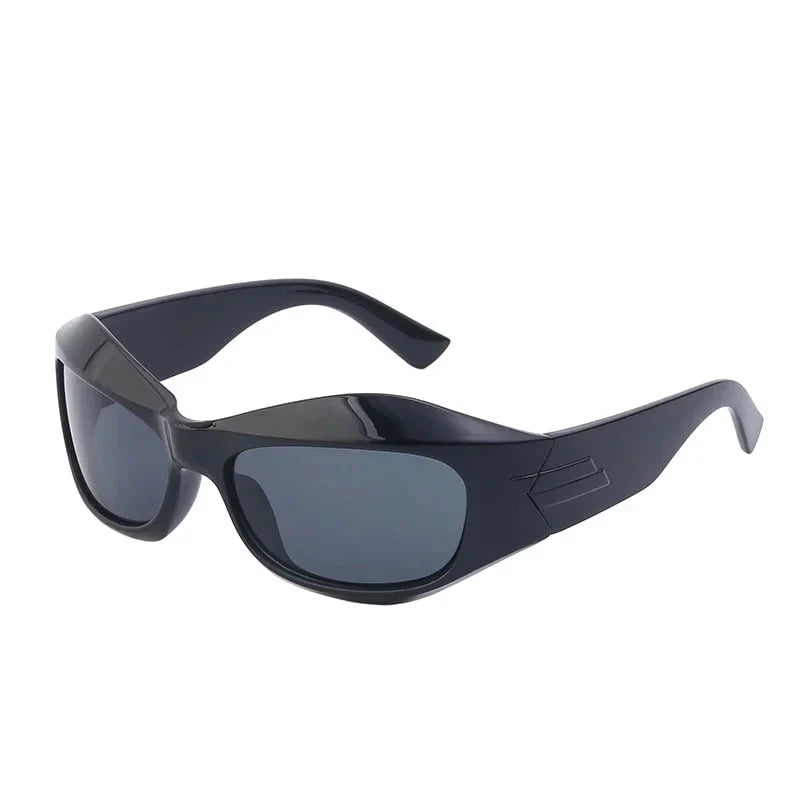  Unisex Cyberpunk Sports Luxury Gold Sliver UV400 Square Sunglasses Eyewear - Unisex Sunglasses - DYAVOR® 
