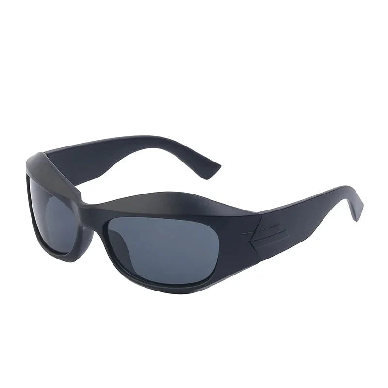  Unisex Cyberpunk Sports Luxury Gold Sliver UV400 Square Sunglasses Eyewear - Unisex Sunglasses - DYAVOR® 