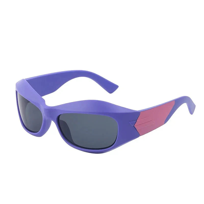  Unisex Cyberpunk Sports Luxury Gold Sliver UV400 Square Sunglasses Eyewear - Unisex Sunglasses - DYAVOR® 