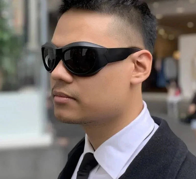  Unisex Cyberpunk Sports Luxury Gold Sliver UV400 Square Sunglasses Eyewear - Unisex Sunglasses - DYAVOR® 
