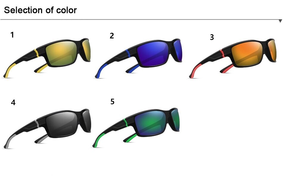  Unisex UV400 Cycling Sports Hiking Fishing Running Goggles Sunglasses - Unisex Sunglasses - DYAVOR® 