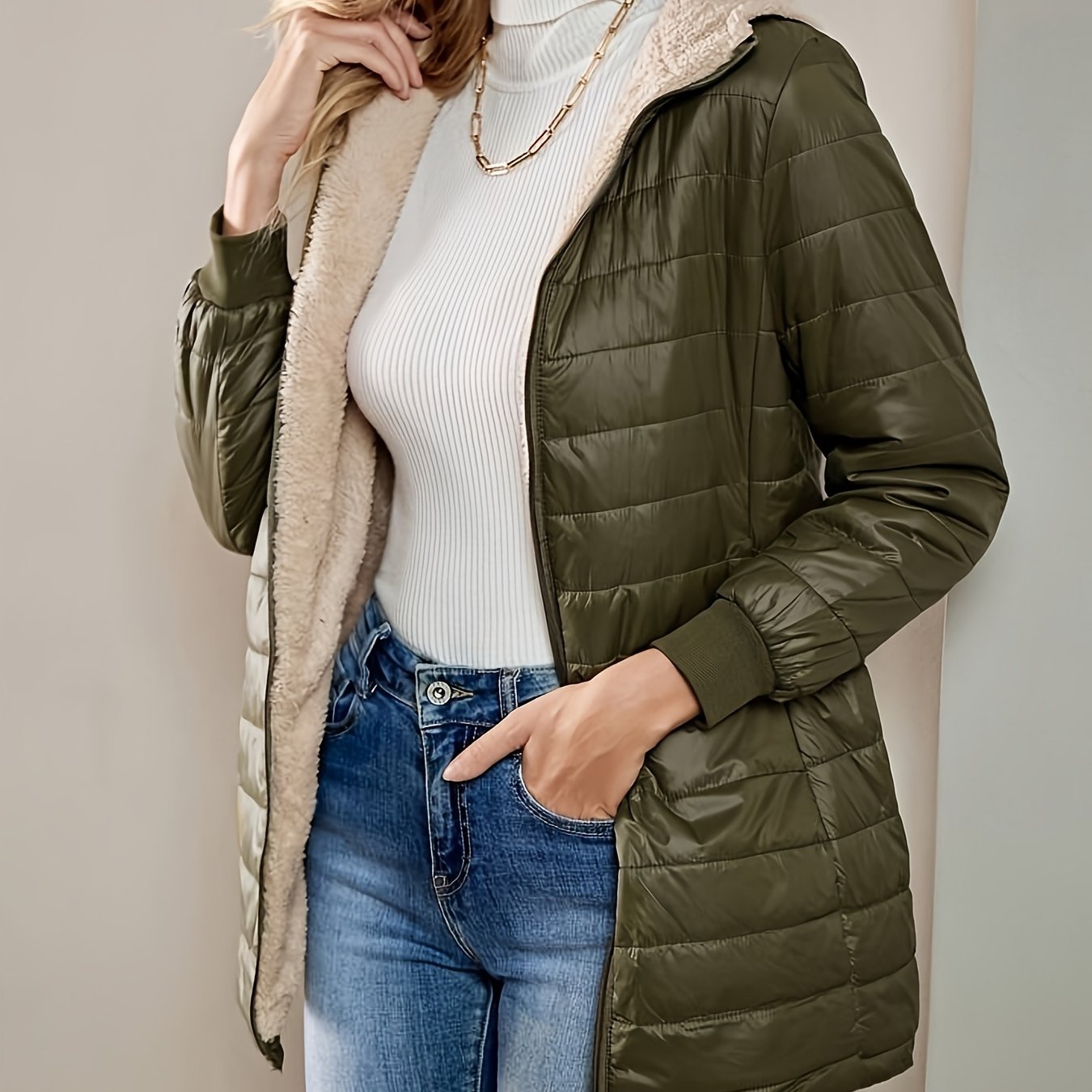  Eline | Fleece lined zippered jacket - 07/112024 1 - DYAVOR® 