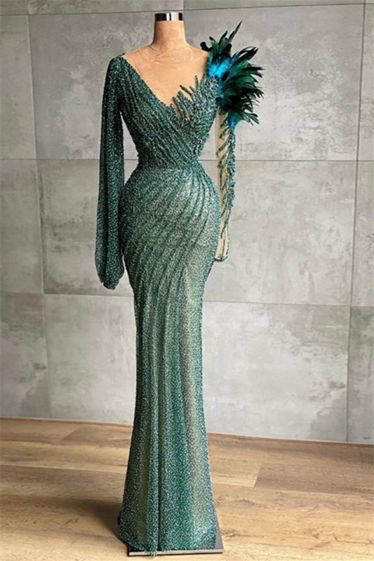  Designer evening dresses long with sleeves - Prom Dresses - DYAVOR® 