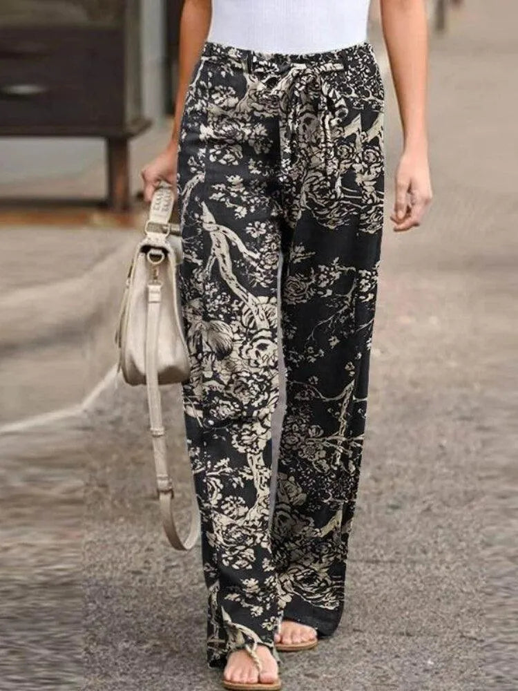  Wide Leg Pants - Casual Chic - Premium Cotton Blend - Perfect for Summer - 05/112024 1 - DYAVOR® 