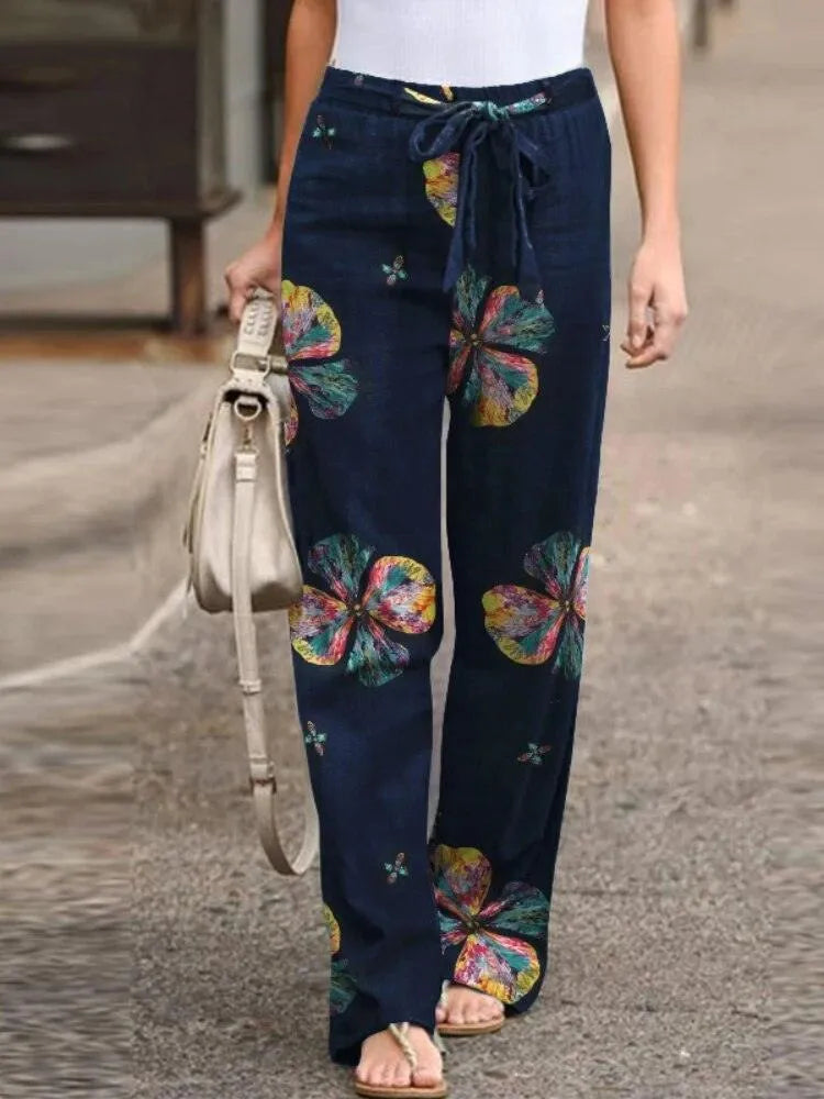  Wide Leg Pants - Casual Chic - Premium Cotton Blend - Perfect for Summer - 05/112024 1 - DYAVOR® 