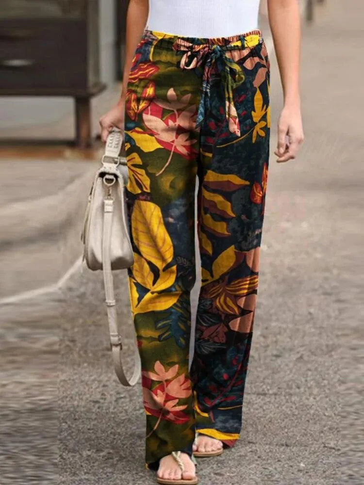  Wide Leg Pants - Casual Chic - Premium Cotton Blend - Perfect for Summer - 05/112024 1 - DYAVOR® 