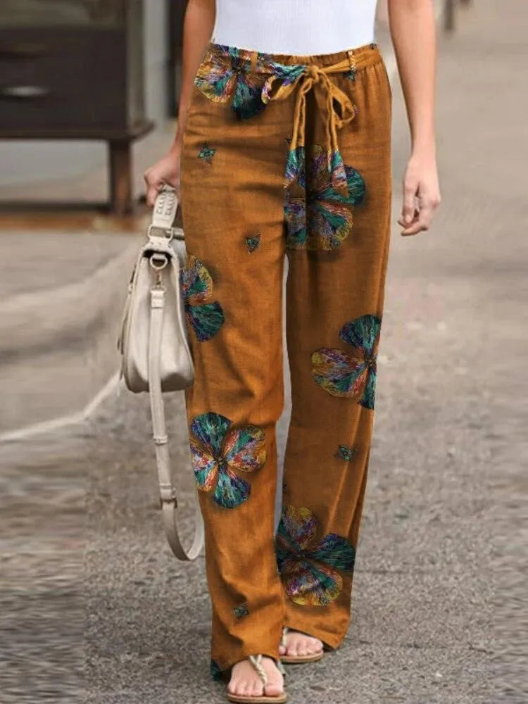  Wide Leg Pants - Casual Chic - Premium Cotton Blend - Perfect for Summer - 05/112024 1 - DYAVOR® 