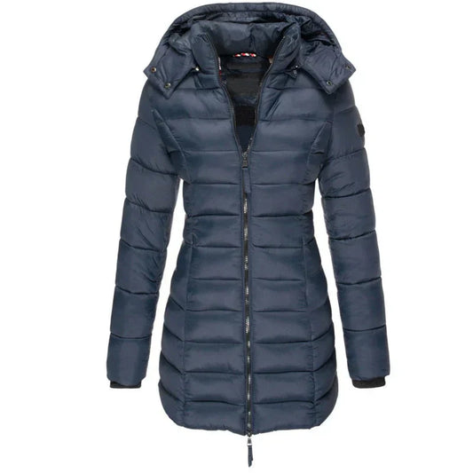  Elisa | down jacket with hood and zipper -  - DYAVOR® 