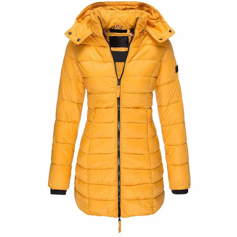  Elisa | down jacket with hood and zipper -  - DYAVOR® 