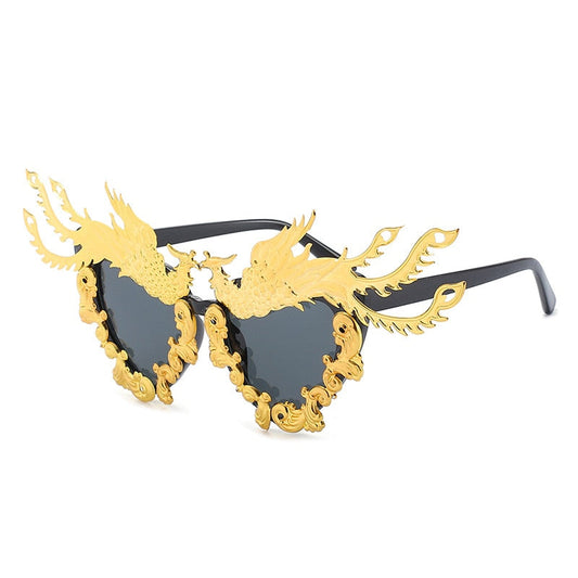  Women's Fashion Luxury Phoenix Colorful Goggle Eyewear Sun Glasses - Women Sunglasses - DYAVOR® 