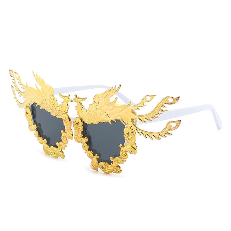  Women's Fashion Luxury Phoenix Colorful Goggle Eyewear Sun Glasses - Women Sunglasses - DYAVOR® 