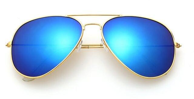  Fashion Pilot Style Aviator Mirrored Sunglasses for Women - Women Sunglasses - DYAVOR® 