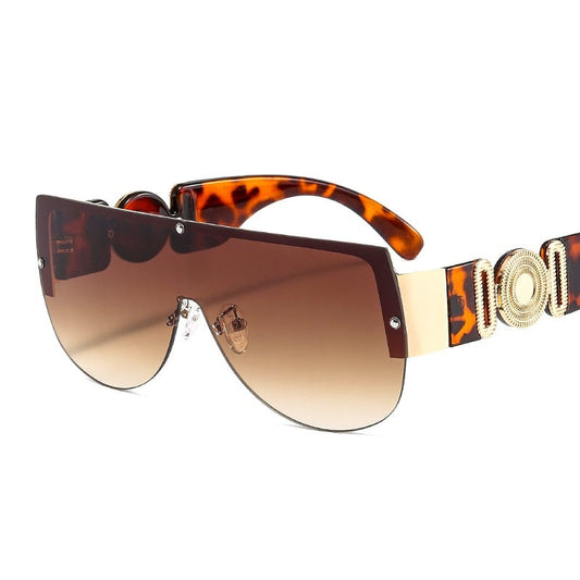  Unisex's Fashion Leopard Luxury Gradients Shield Goggle Sunglasses - Unisex Sunglasses - DYAVOR® 