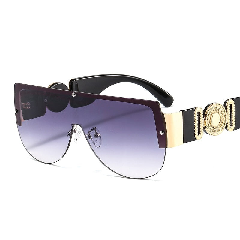  Unisex's Fashion Leopard Luxury Gradients Shield Goggle Sunglasses - Unisex Sunglasses - DYAVOR® 