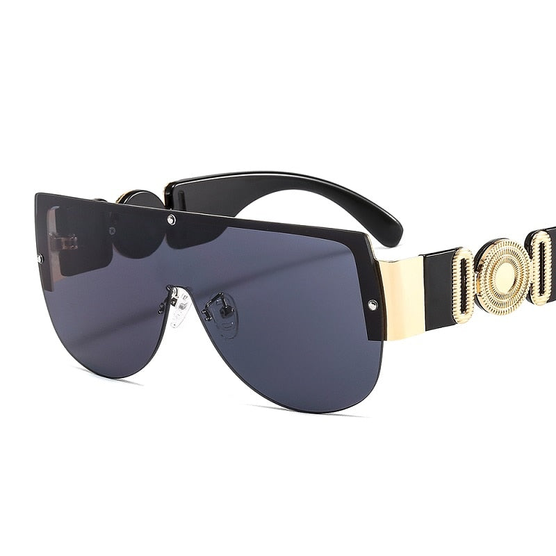  Unisex's Fashion Leopard Luxury Gradients Shield Goggle Sunglasses - Unisex Sunglasses - DYAVOR® 