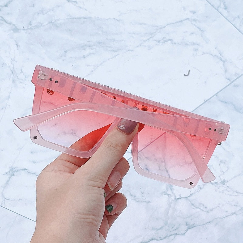  Women's Fashion Square Tassel Oversized UV400 Eyewear Sunglasses - Women Sunglasses - DYAVOR® 