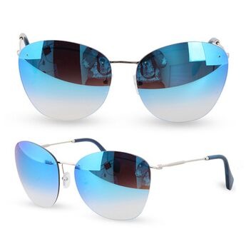  Fashion Vintage Rimless Designer Sunglasses with Coating for Women - Women Sunglasses - DYAVOR® 