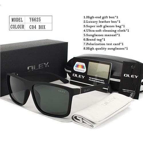  HD Polarized Unisex Sunglasses Accessories with Designer Retro Square Frame - Unisex Sunglasses - DYAVOR® 