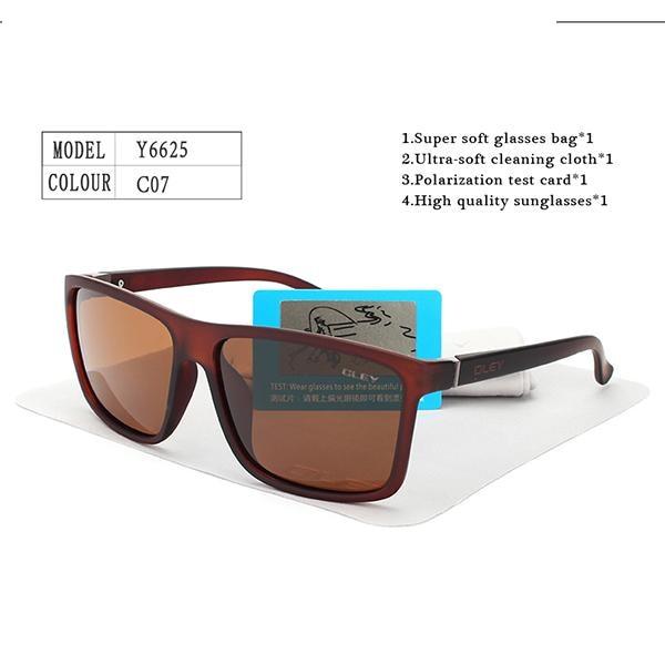  HD Polarized Unisex Sunglasses Accessories with Designer Retro Square Frame - Unisex Sunglasses - DYAVOR® 