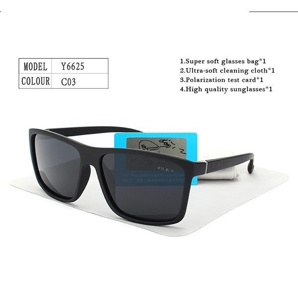  HD Polarized Unisex Sunglasses Accessories with Designer Retro Square Frame - Unisex Sunglasses - DYAVOR® 